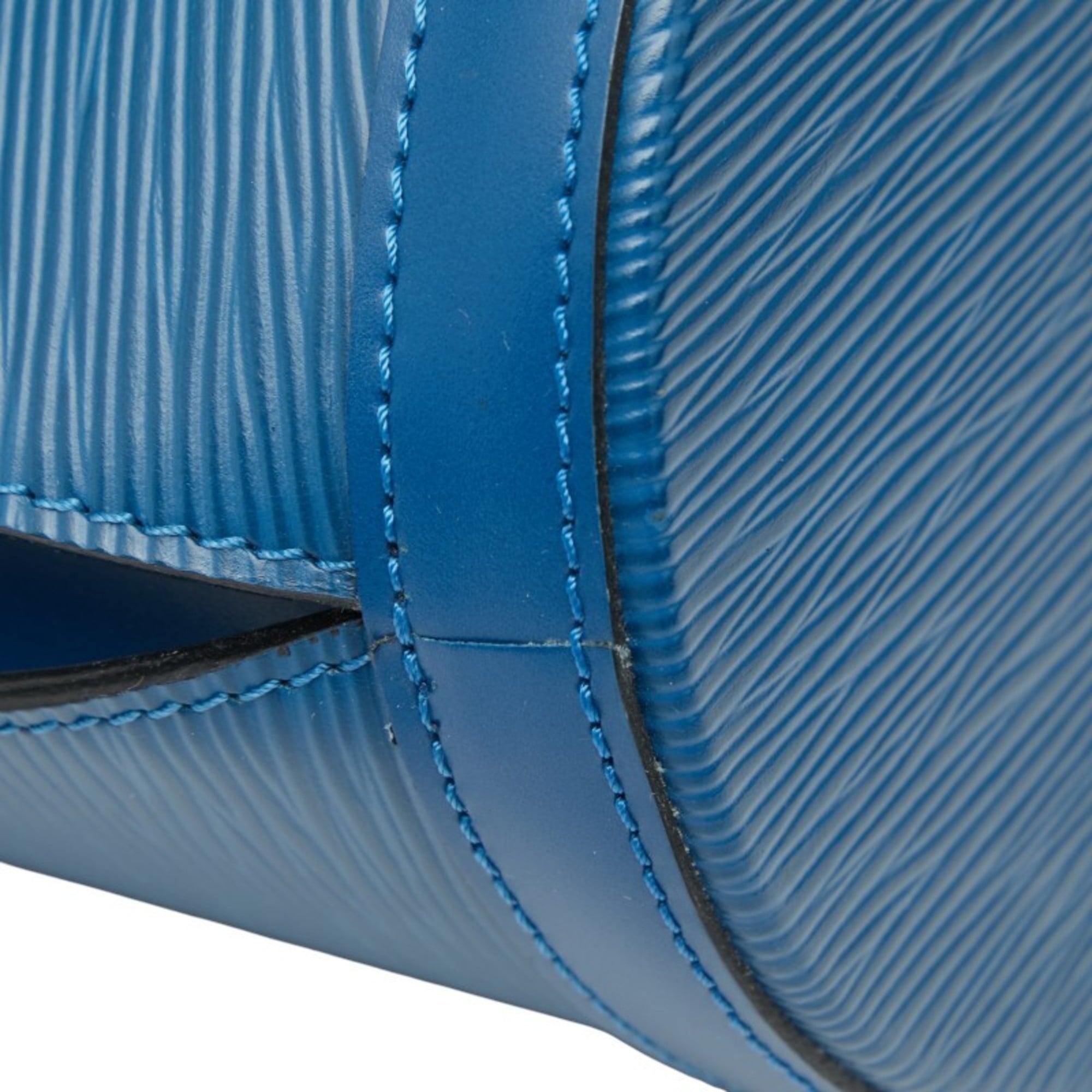 Louis Vuitton Toledo Blue Leather Shoulder Bag (Pre-Owned)