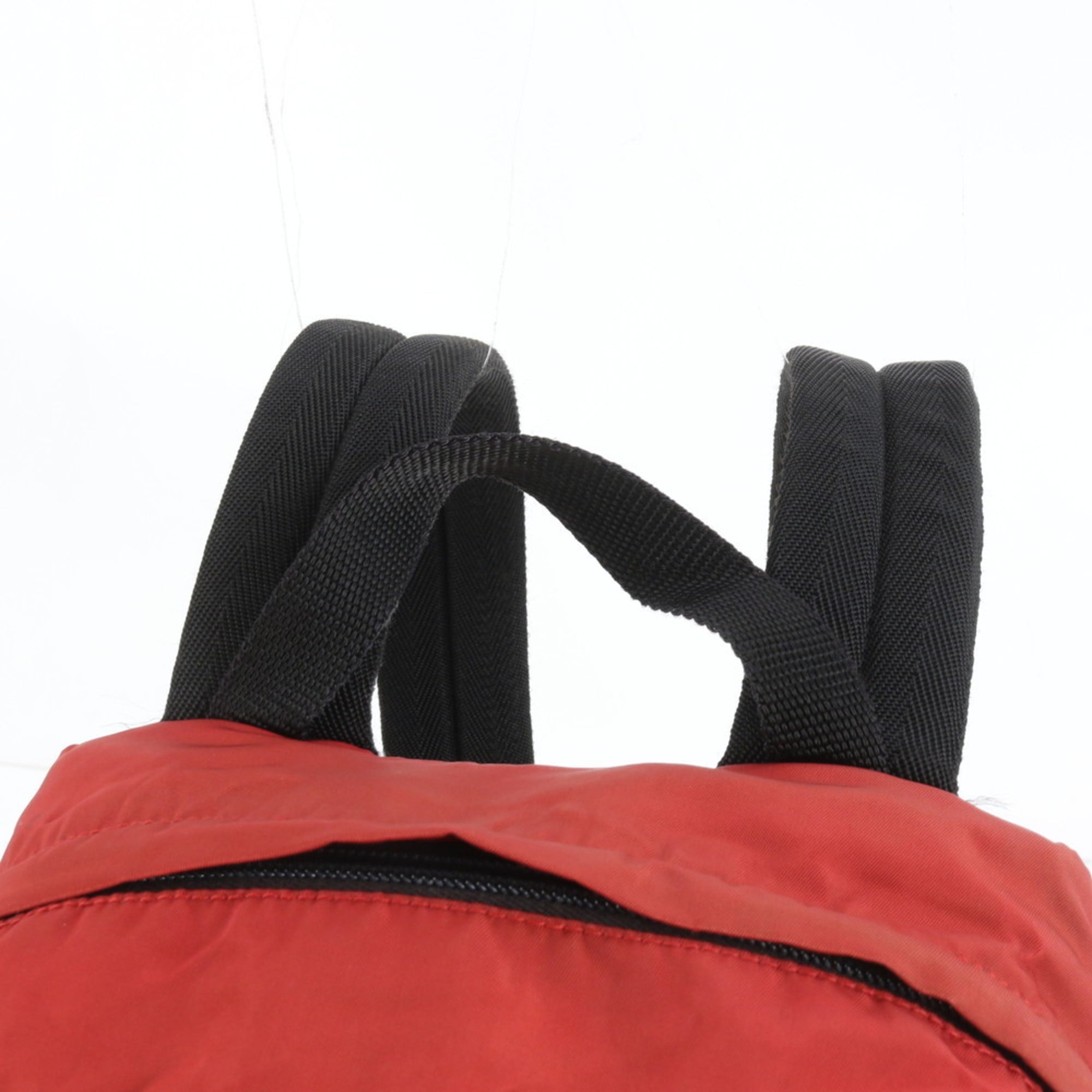 Prada Red Color Backpack (Pre-Owned)