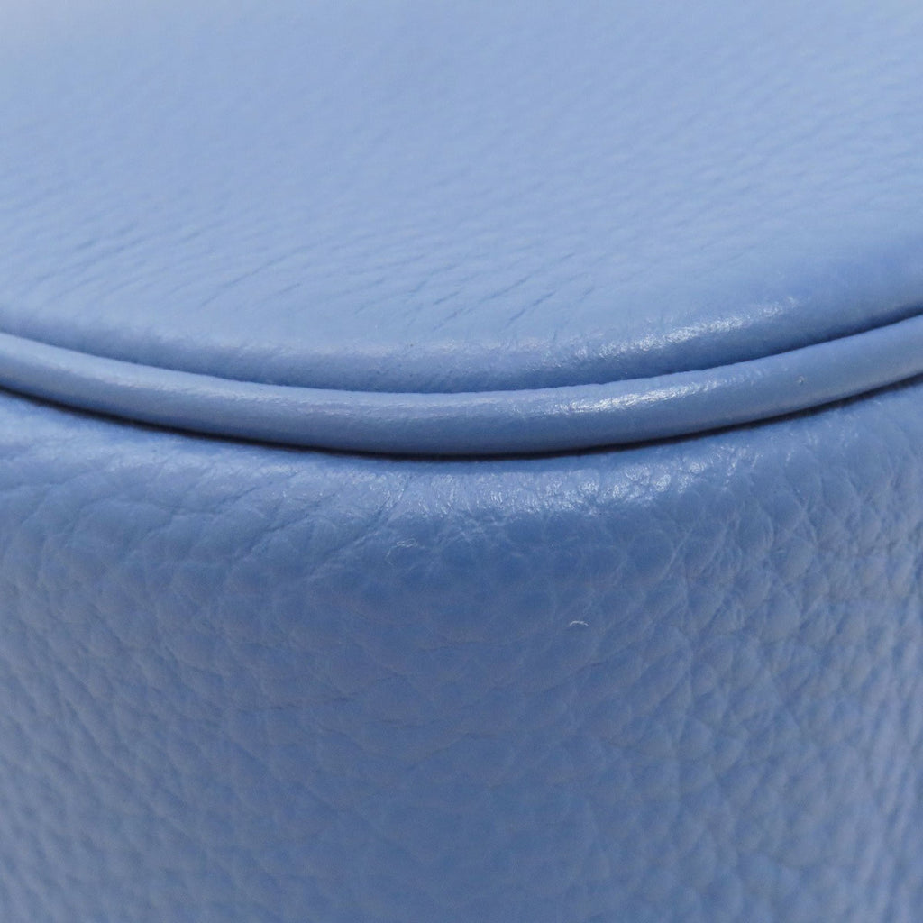 Coach Blue Leather Shoulder Bag (Pre-Owned)