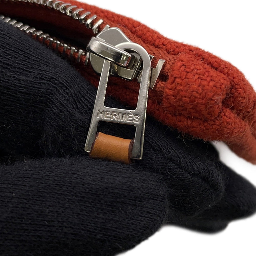Hermes Silver Wool 100% Pouch (Pre-Owned)