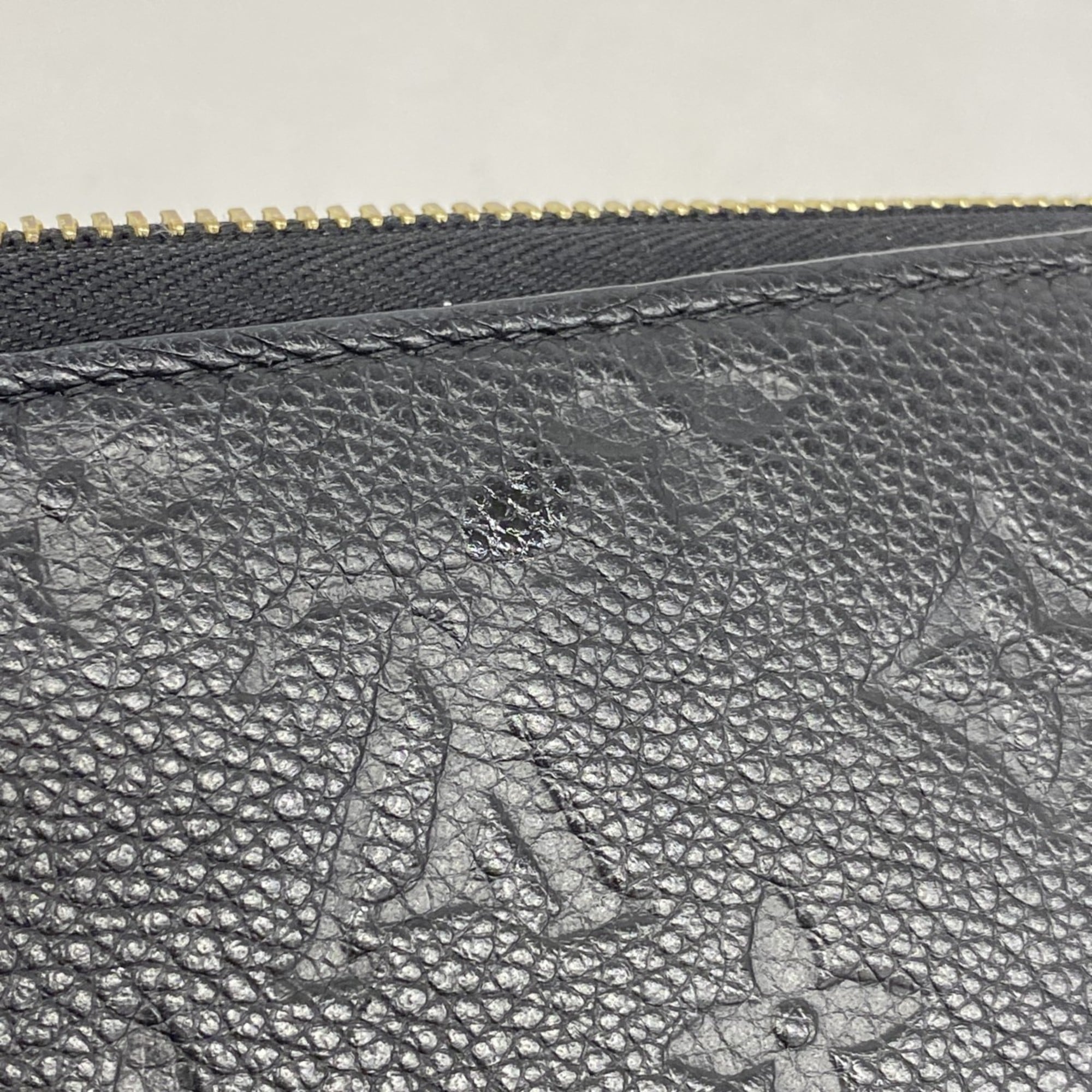 Louis Vuitton Noir Long Wallet (Bi-Fold) (Pre-Owned)