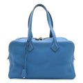 Hermes Blue Paradise Taurillon Clemence Leather Handbag Shoulder Bag (Pre-Owned)