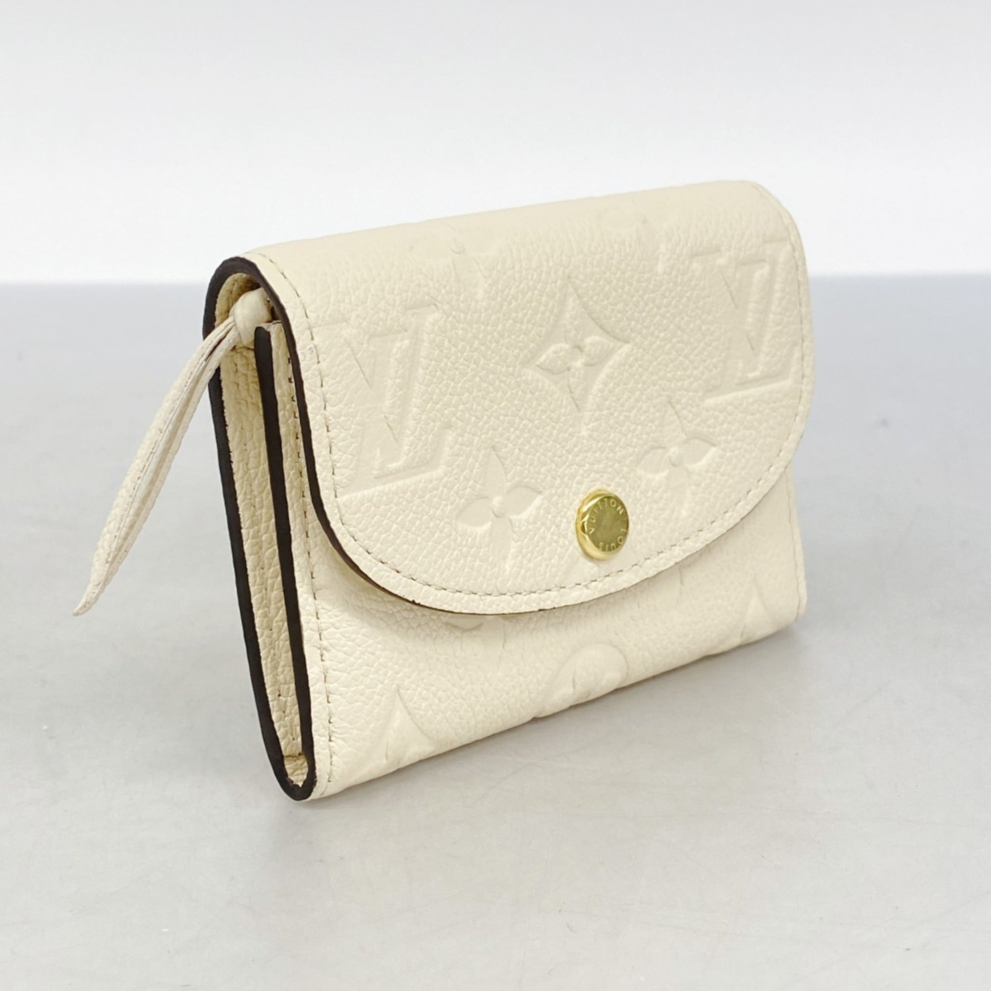 Louis Vuitton Cream Coin Purse/Coin Case (Pre-Owned)