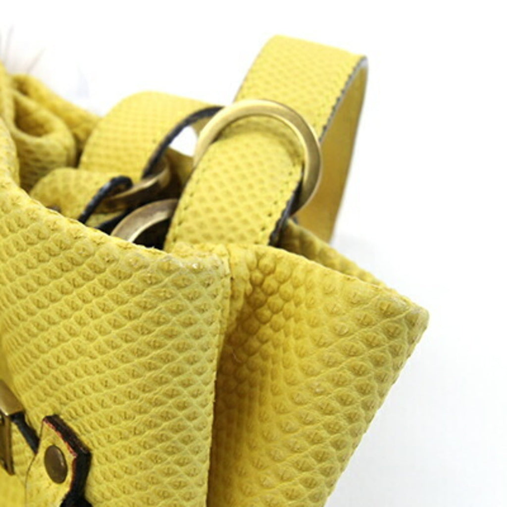Gucci Yellow Leather Handbag (Pre-Owned)