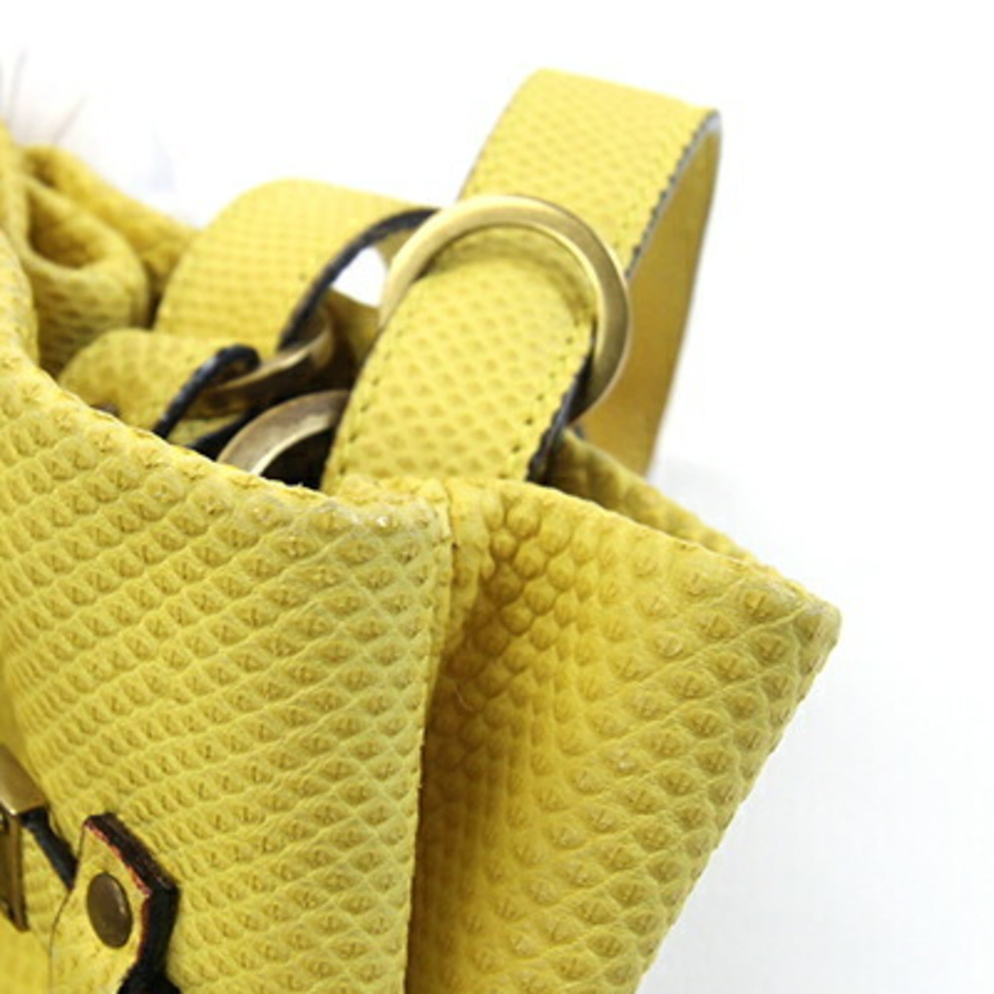 Gucci Yellow Leather Handbag (Pre-Owned)