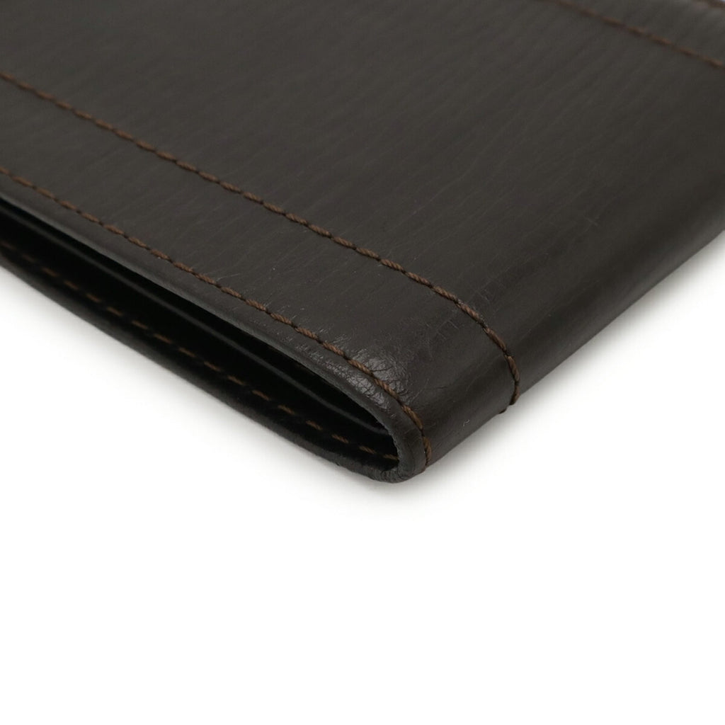 Louis Vuitton Brown Coffee Utah Leather Wallet (Bi-Fold) (Pre-Owned)