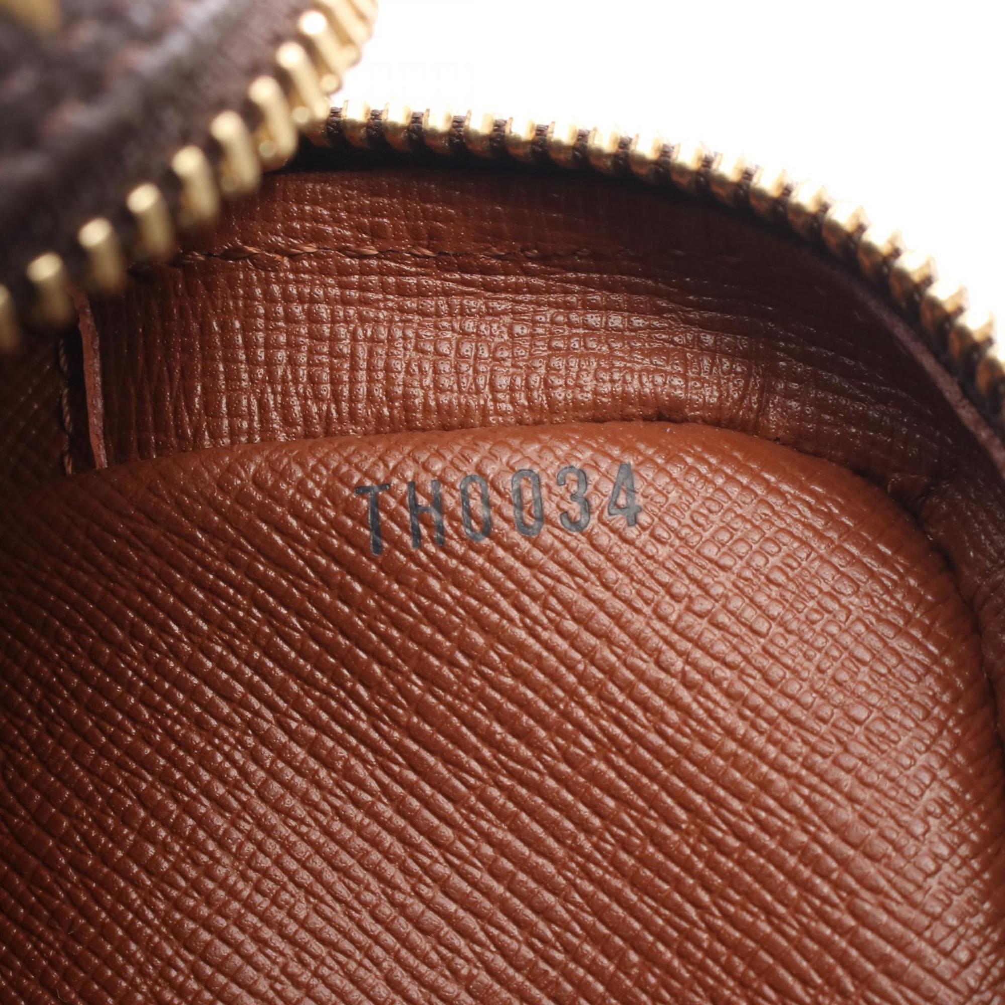 Louis Vuitton Brown Monogram Coated Canvas Leather Shoulder Bag (Pre-Owned)