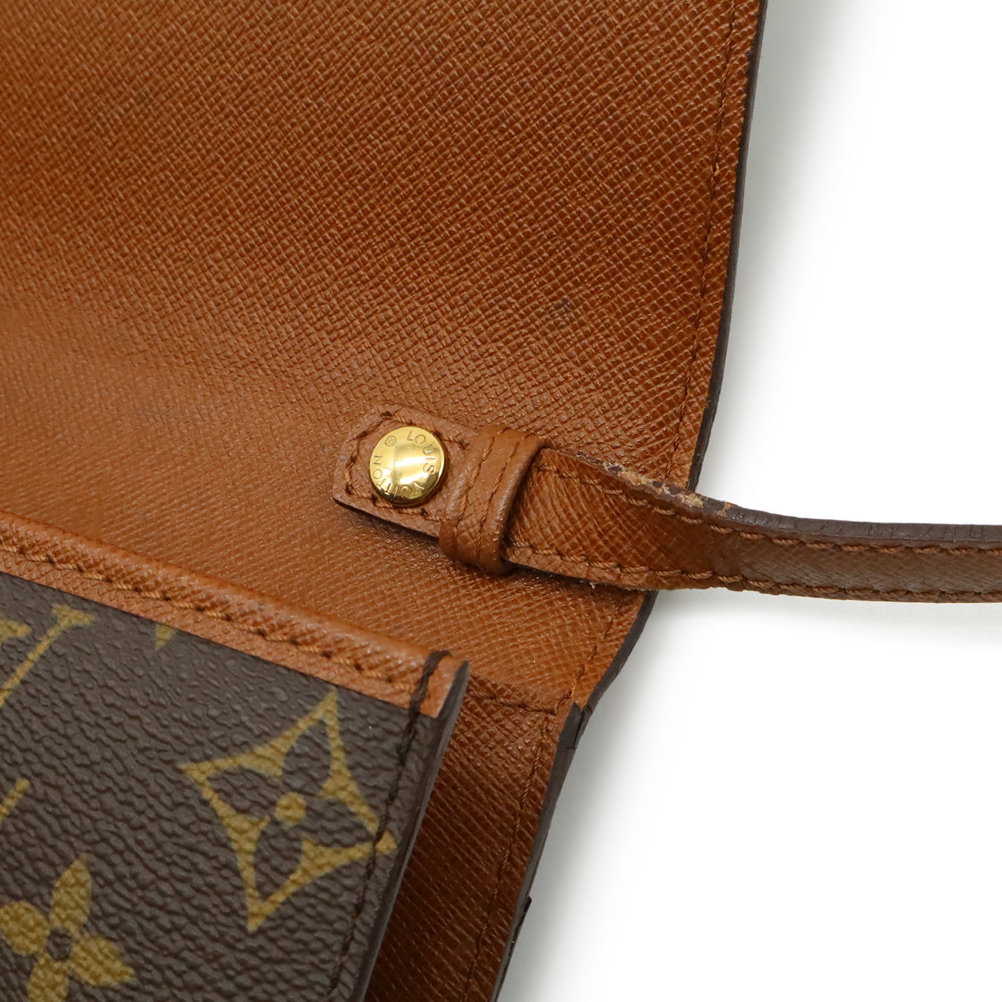 Louis Vuitton Monogram Brown Monogram Clutch Bag Shoulder Bag (Pre-Owned)