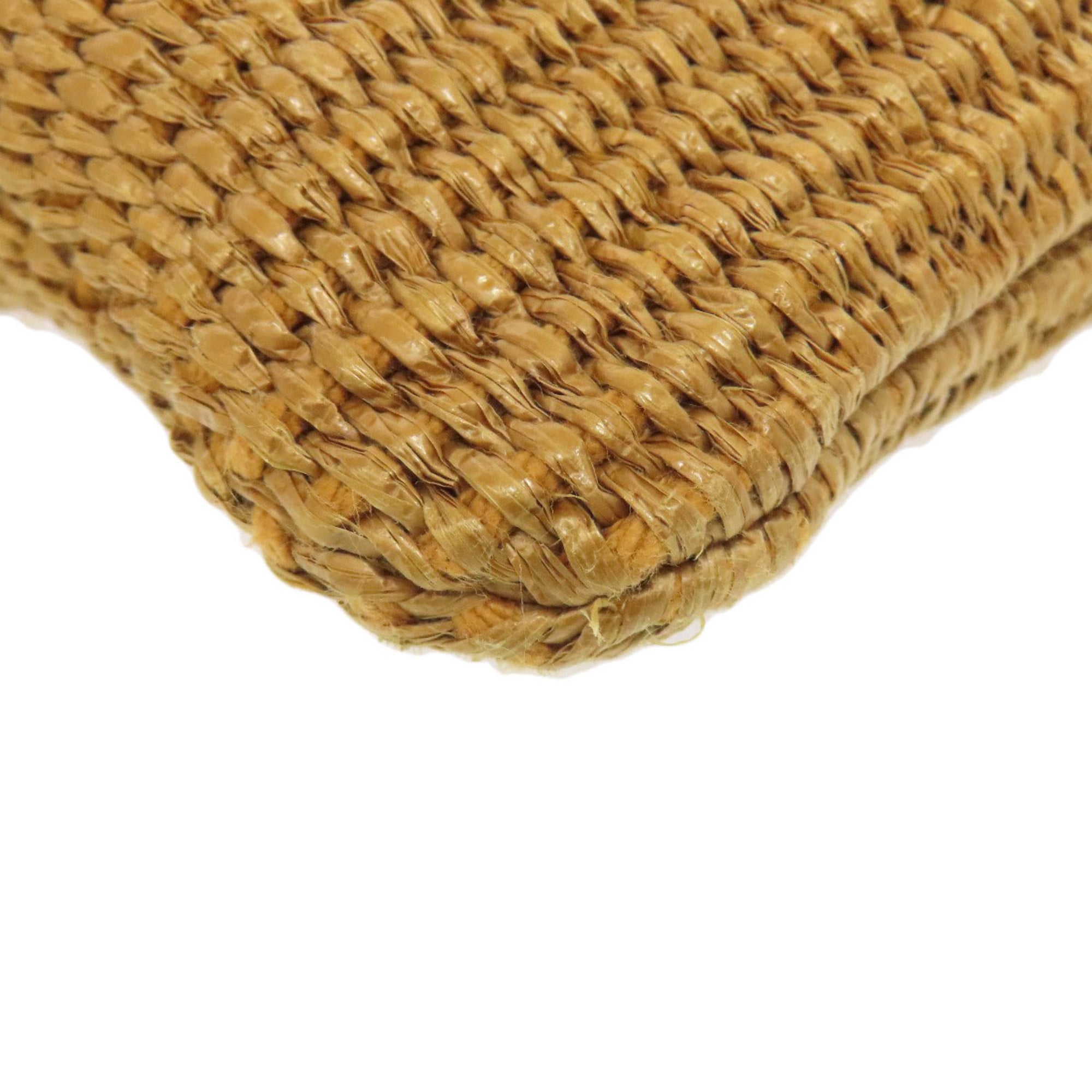 Marni Brown Raffia Shoulder Bag (Pre-Owned)