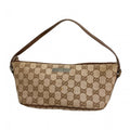 Gucci Brown Canvas Pouch (Pre-Owned)
