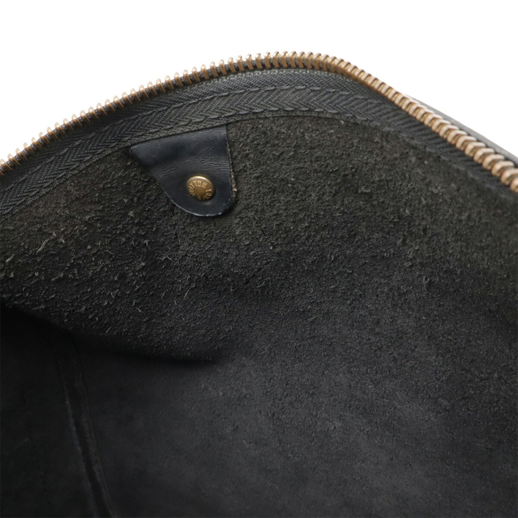 Louis Vuitton Epi Black Noir Epi Leather Handbag (Pre-Owned)