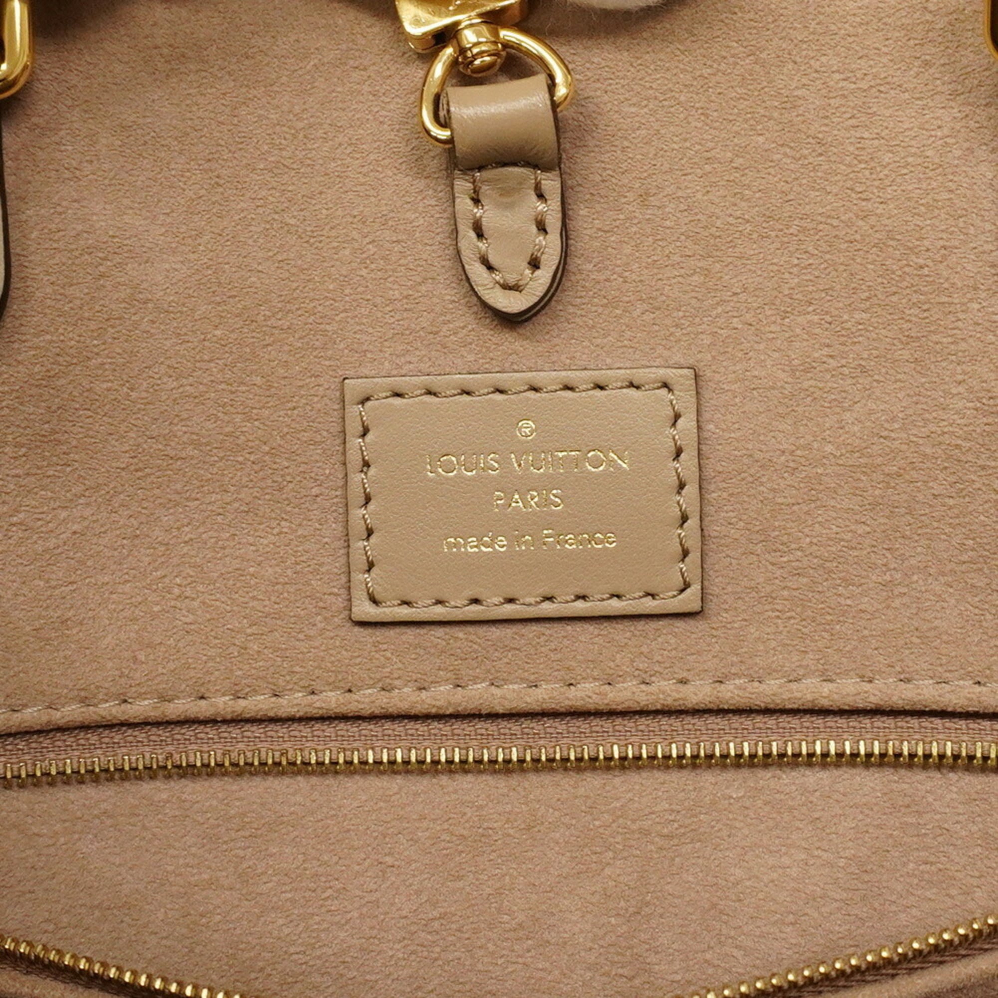 Louis Vuitton Cream Tourterelle Tote Bag (Pre-Owned)
