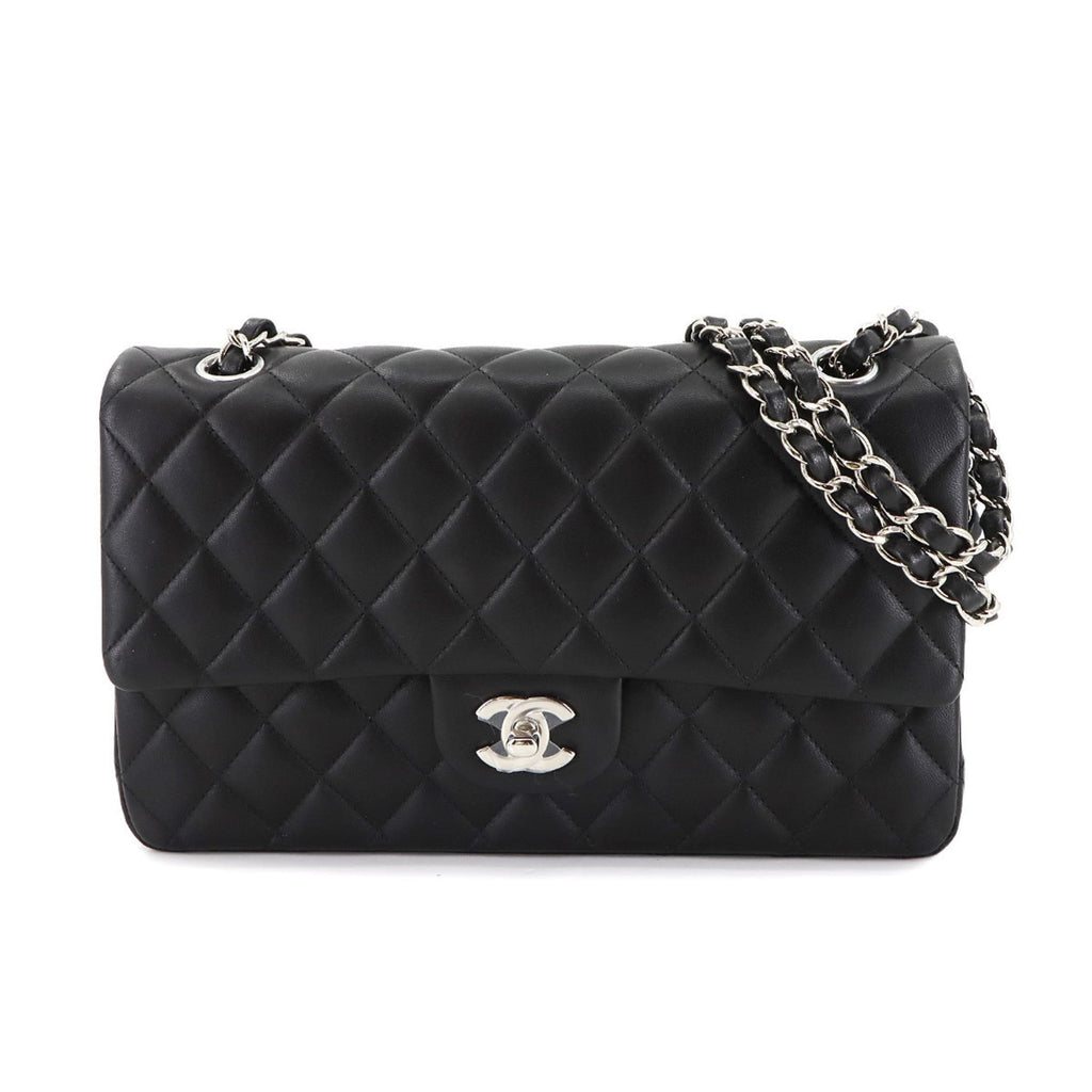 Chanel Black Leather Shoulder Bag (Pre-Owned)