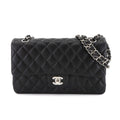 Chanel Black Leather Shoulder Bag (Pre-Owned)