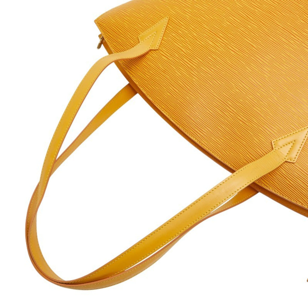 Louis Vuitton Yellow Leather Shoulder Bag Tote Bag (Pre-Owned)