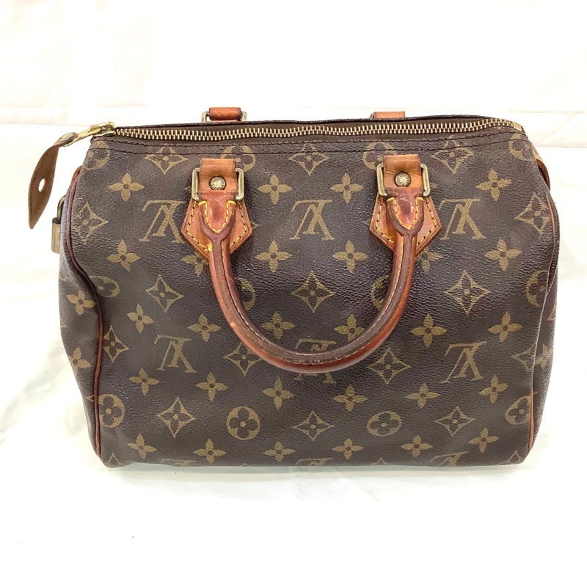 Louis Vuitton Brown Pvc Handbag (Pre-Owned)