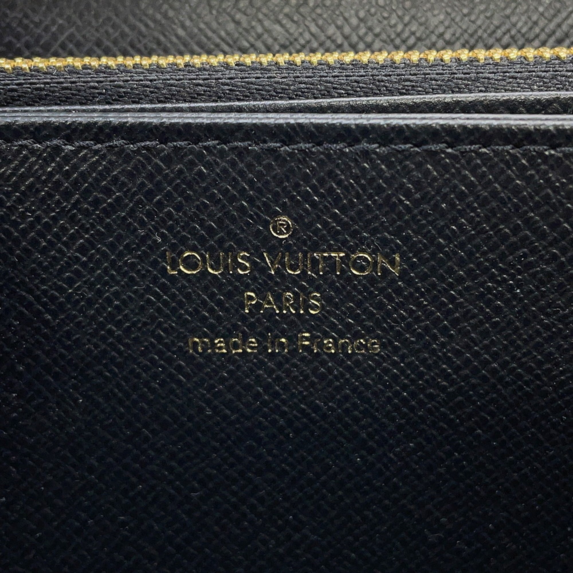 Louis Vuitton Monogram Reverse Black Noir Monogram Reverse Long Wallet (Bi-Fold) (Pre-Owned)