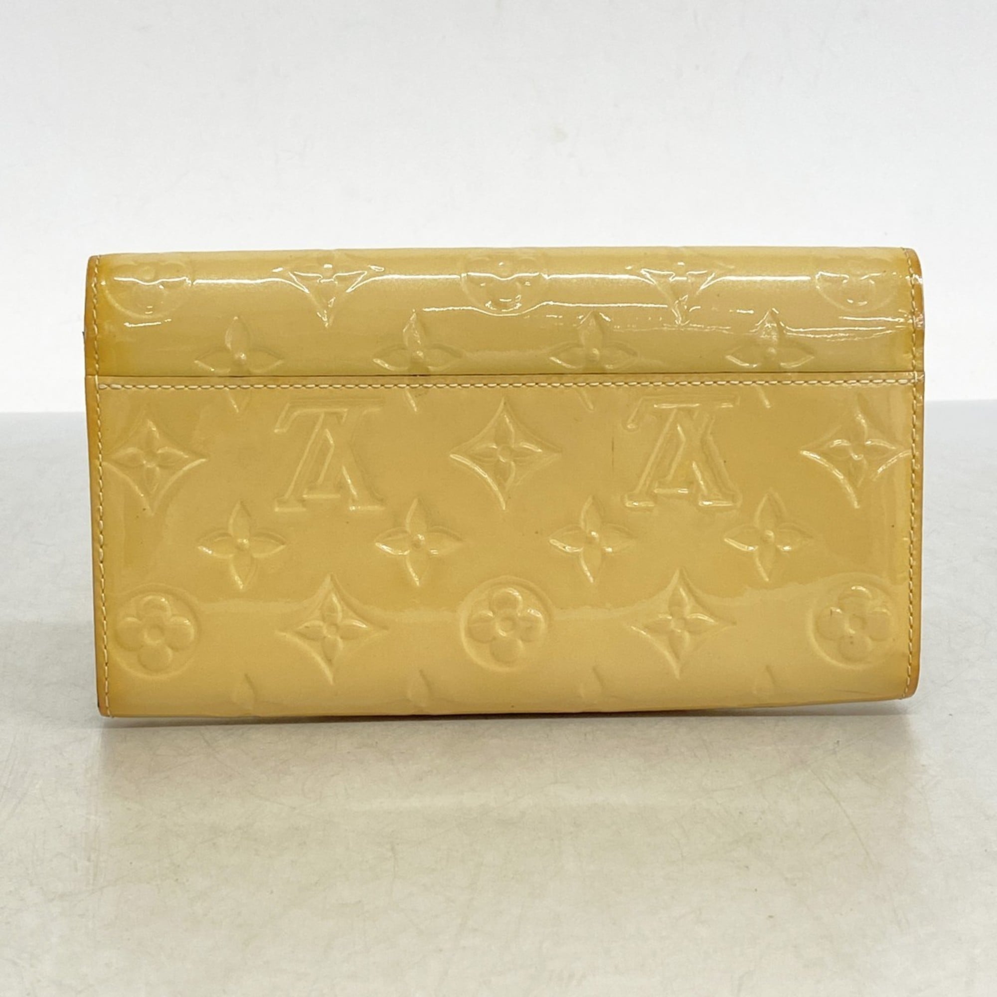 Louis Vuitton Beige Long Wallet (Bi-Fold) (Pre-Owned)