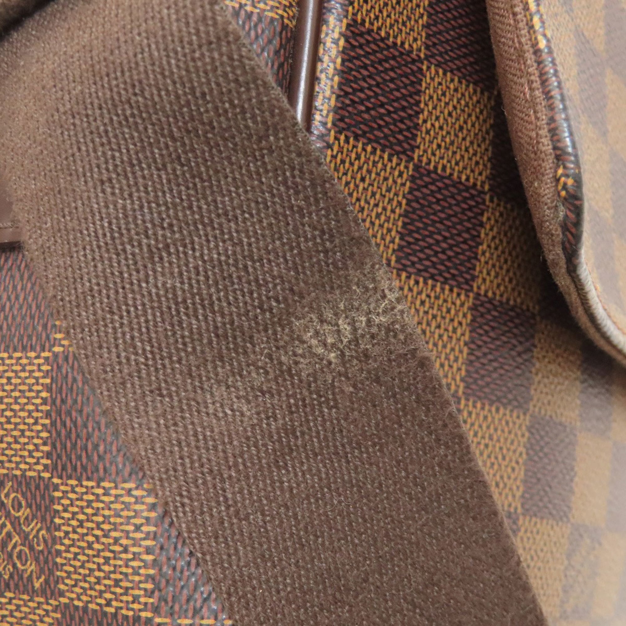Louis Vuitton Damier Canvas Ebene Damier Canvas Shoulder Bag (Pre-Owned)
