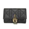 Christian Dior Black Leather Wallet (Bi-Fold) (Pre-Owned)
