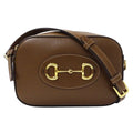Gucci Brown Leather Shoulder Bag (Pre-Owned)