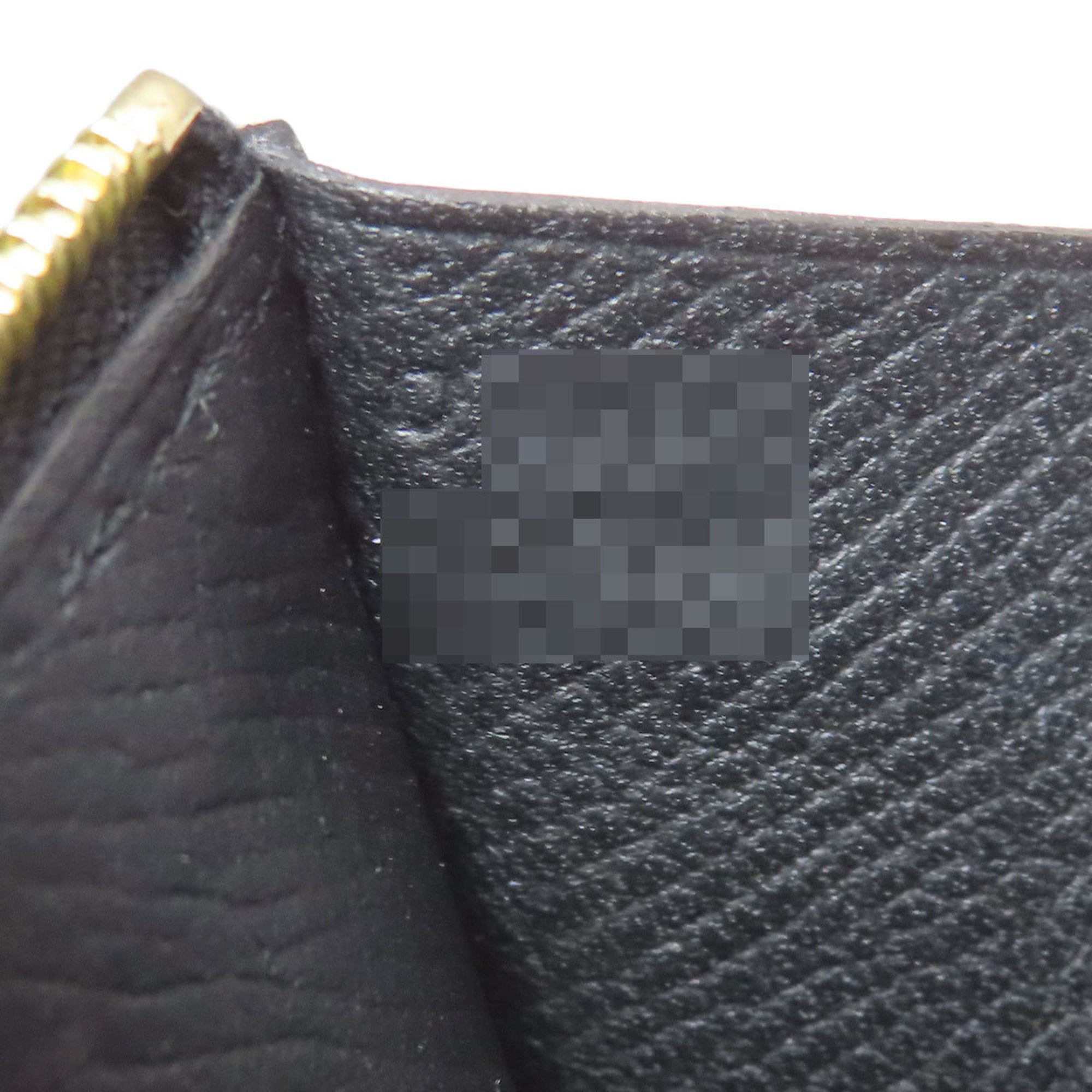 Hermes Black Epsom Leather Coin Purse/Coin Case (Pre-Owned)