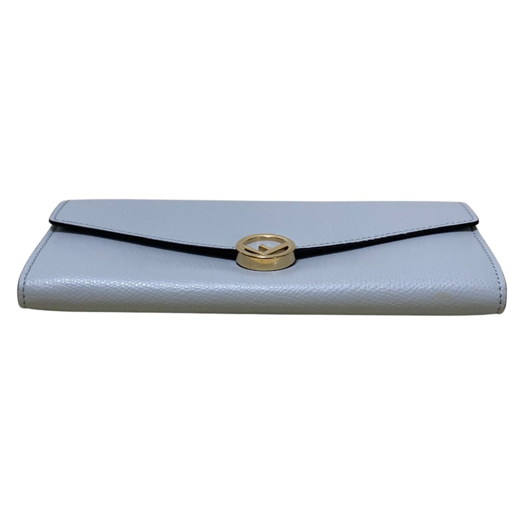 Fendi Light Gray Long Wallet (Bi-Fold) (Pre-Owned)