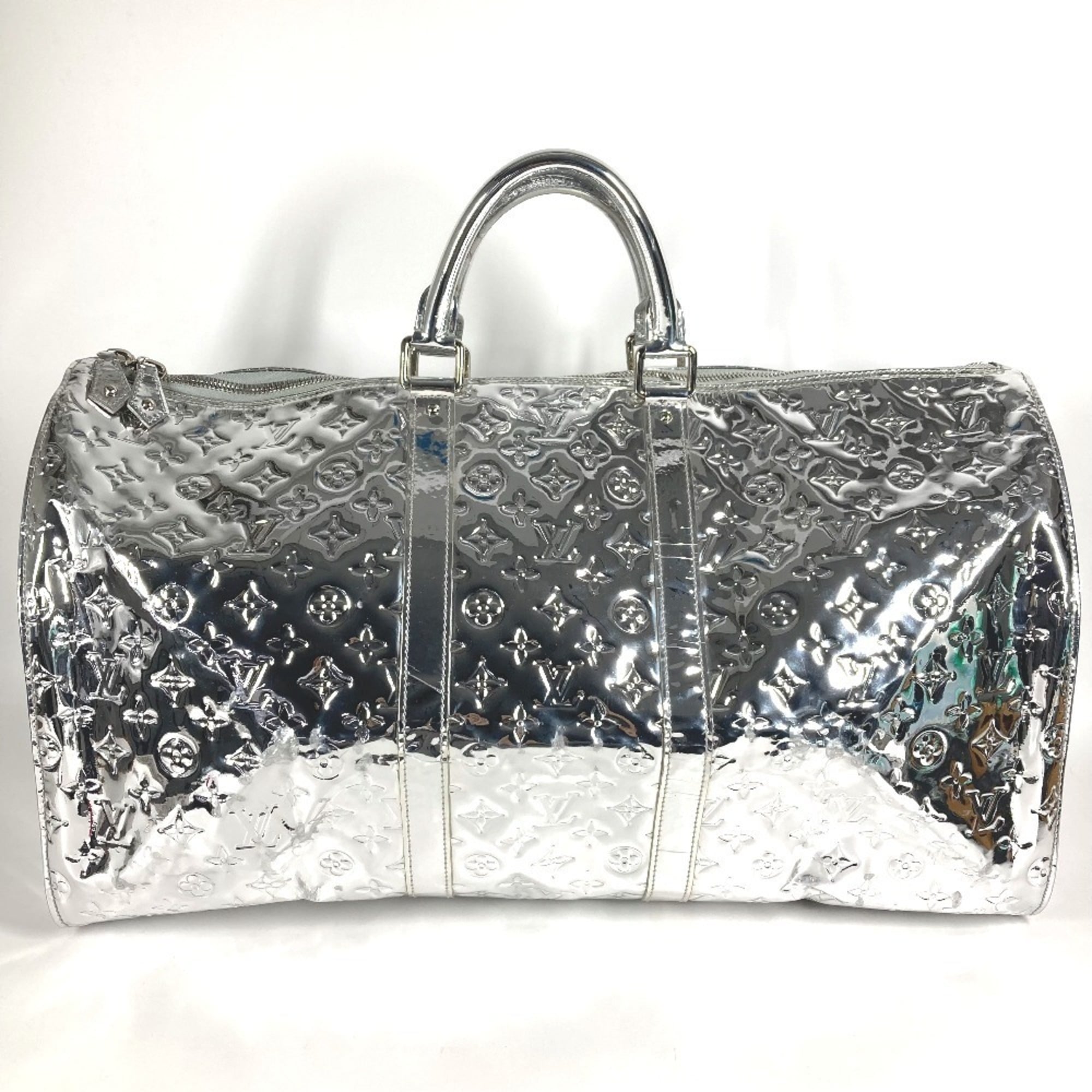Louis Vuitton Argent Silver Monogram Miroir Boston Bag (Pre-Owned)