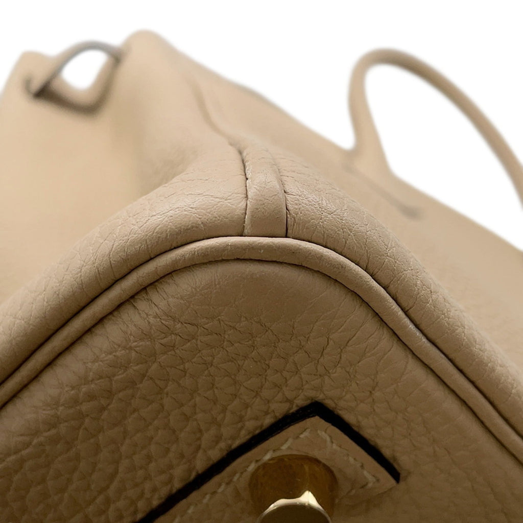 Hermes Birkin Gold Togo Leather Handbag (Pre-Owned)