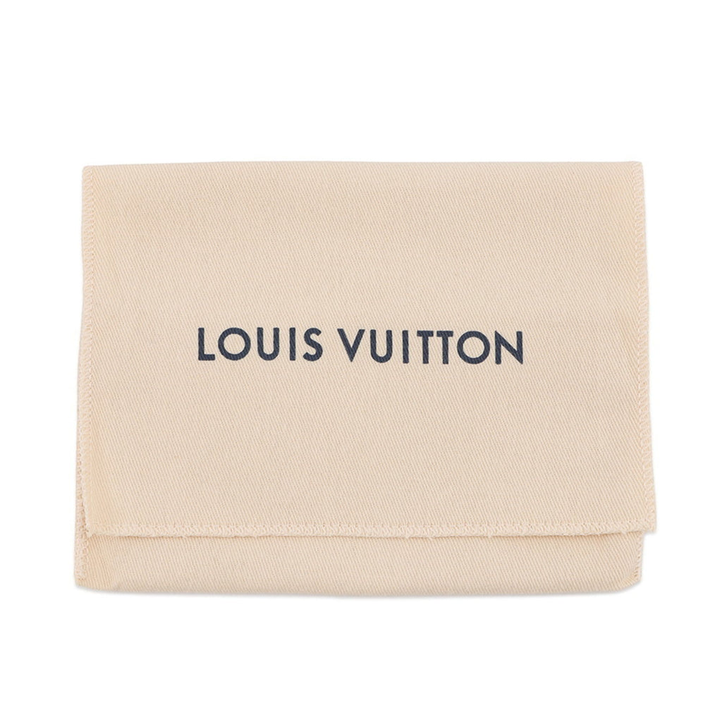 Louis Vuitton Black Noir Leather Coin Purse/Coin Case (Pre-Owned)