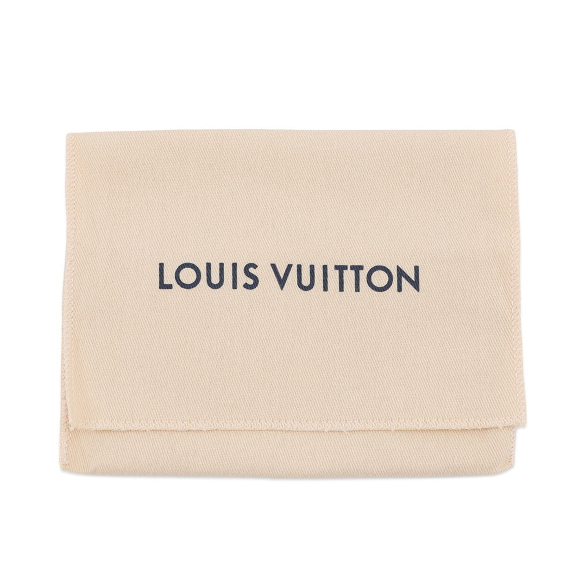 Louis Vuitton Black Noir Leather Coin Purse/Coin Case (Pre-Owned)