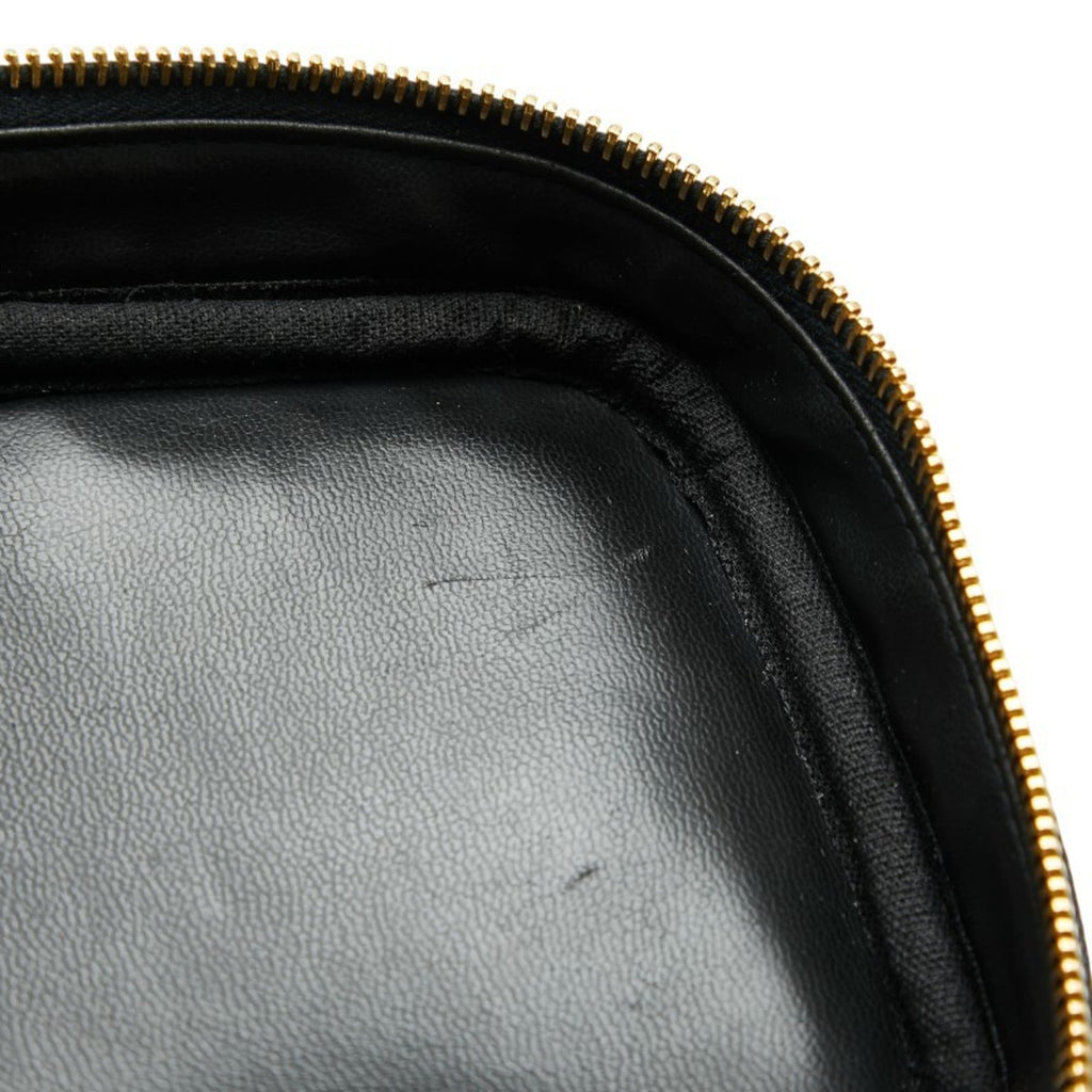 Chanel Black Grained Calfskin Vanity Bag (Pre-Owned)