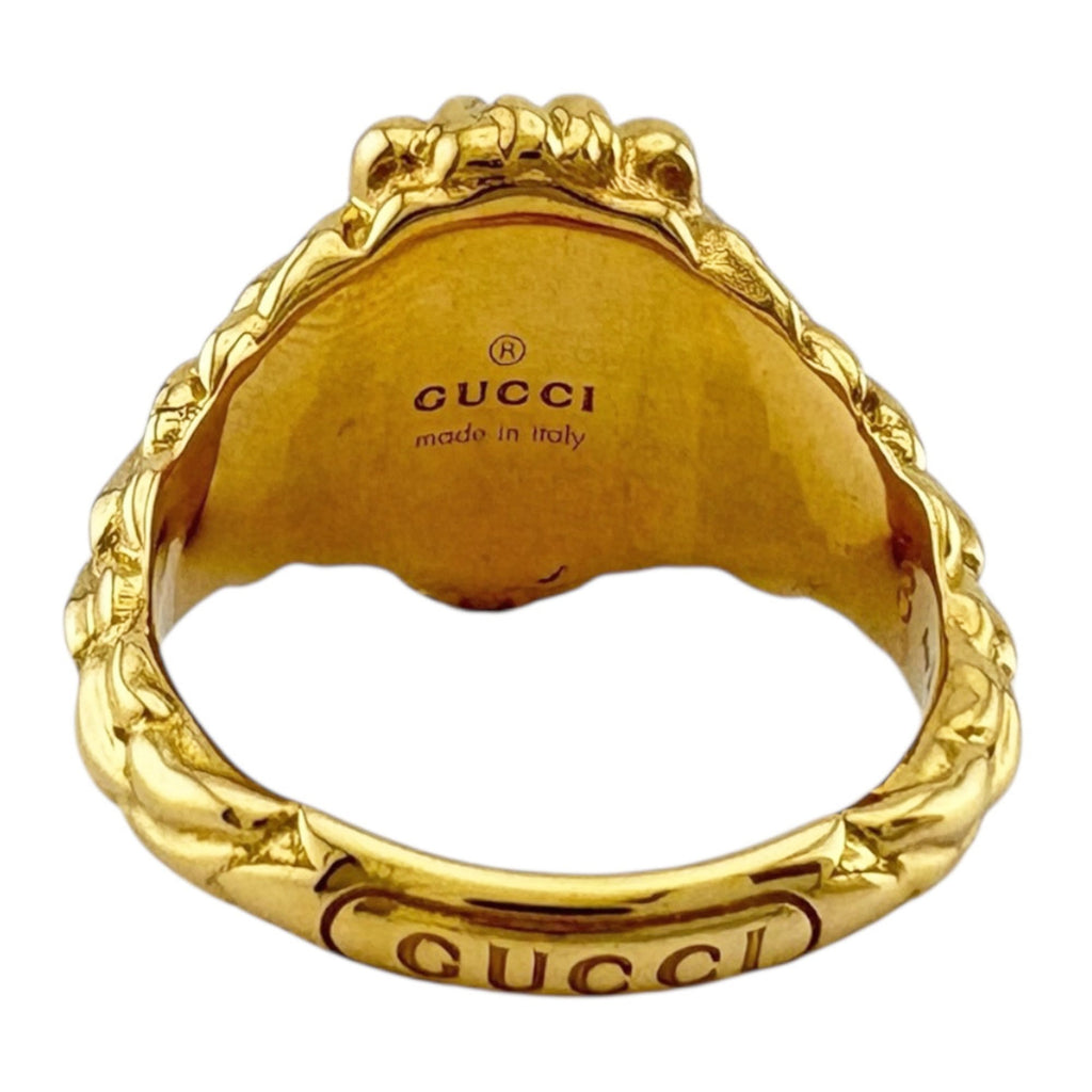 Gucci Yellow Gold Yellow Gold (18K) Band Ring (Pre-Owned)