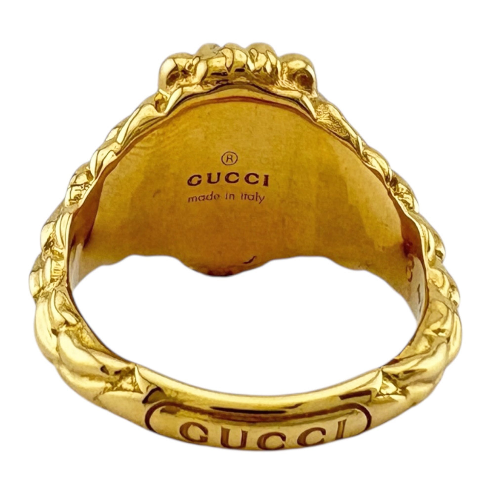 Gucci Yellow Gold Yellow Gold (18K) Band Ring (Pre-Owned)