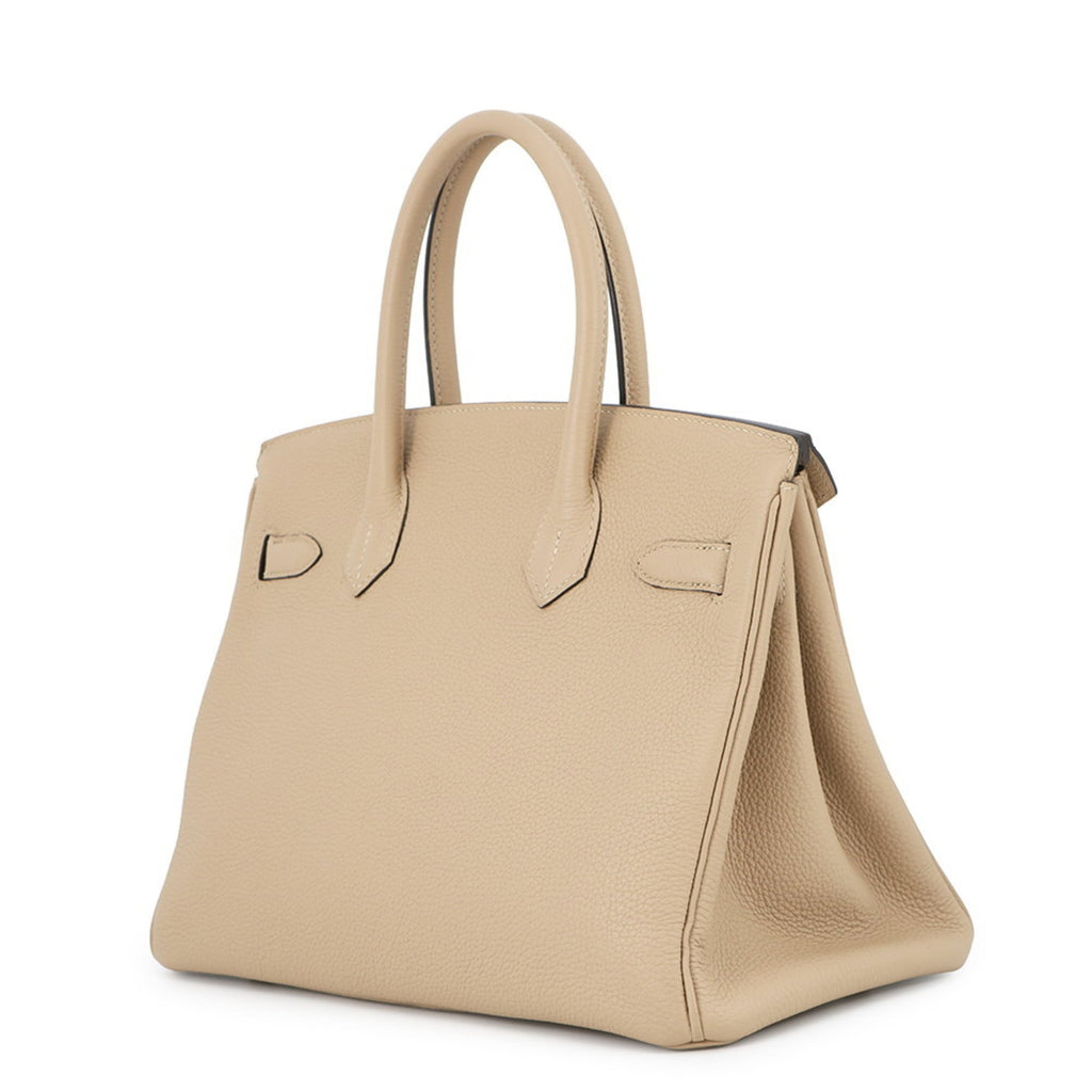 Hermes Birkin Gold Togo Leather Handbag (Pre-Owned)