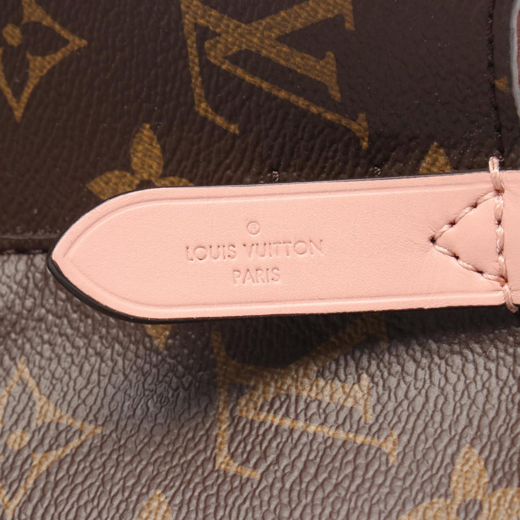 Louis Vuitton Brown Monogram Pink Rose Poudre Coated Canvas Leather Shoulder Bag (Pre-Owned)