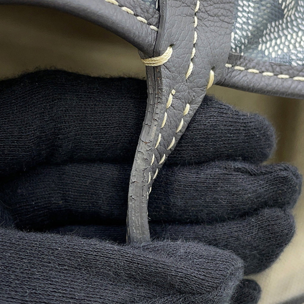 Goyard Gray Pvc Leather Tote Bag (Pre-Owned)