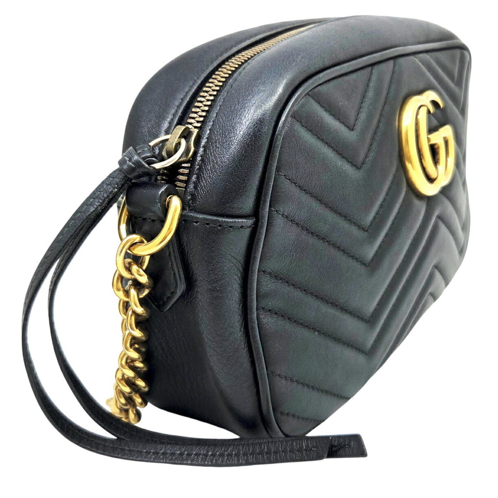 Gucci Black Leather Shoulder Bag (Pre-Owned)