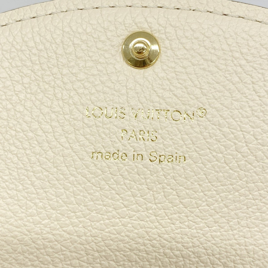 Louis Vuitton Cream Coin Purse/Coin Case (Pre-Owned)