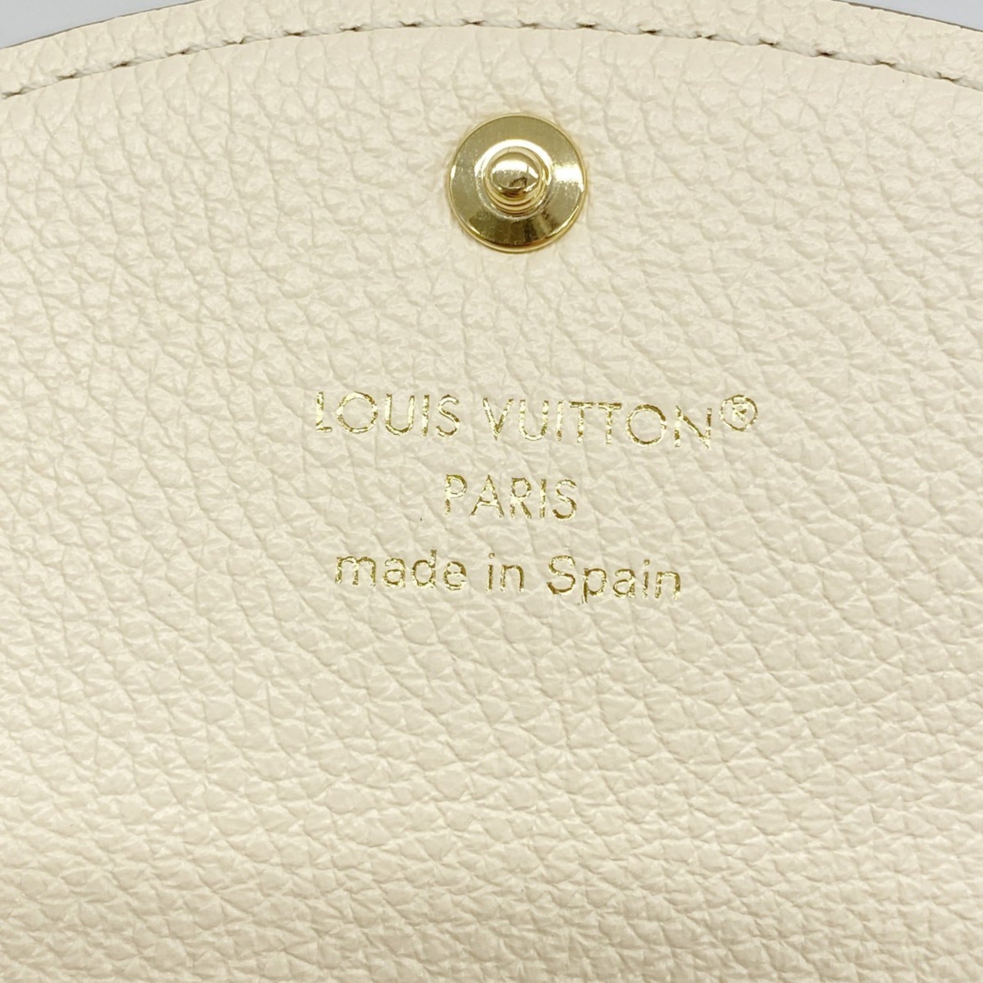 Louis Vuitton Cream Coin Purse/Coin Case (Pre-Owned)