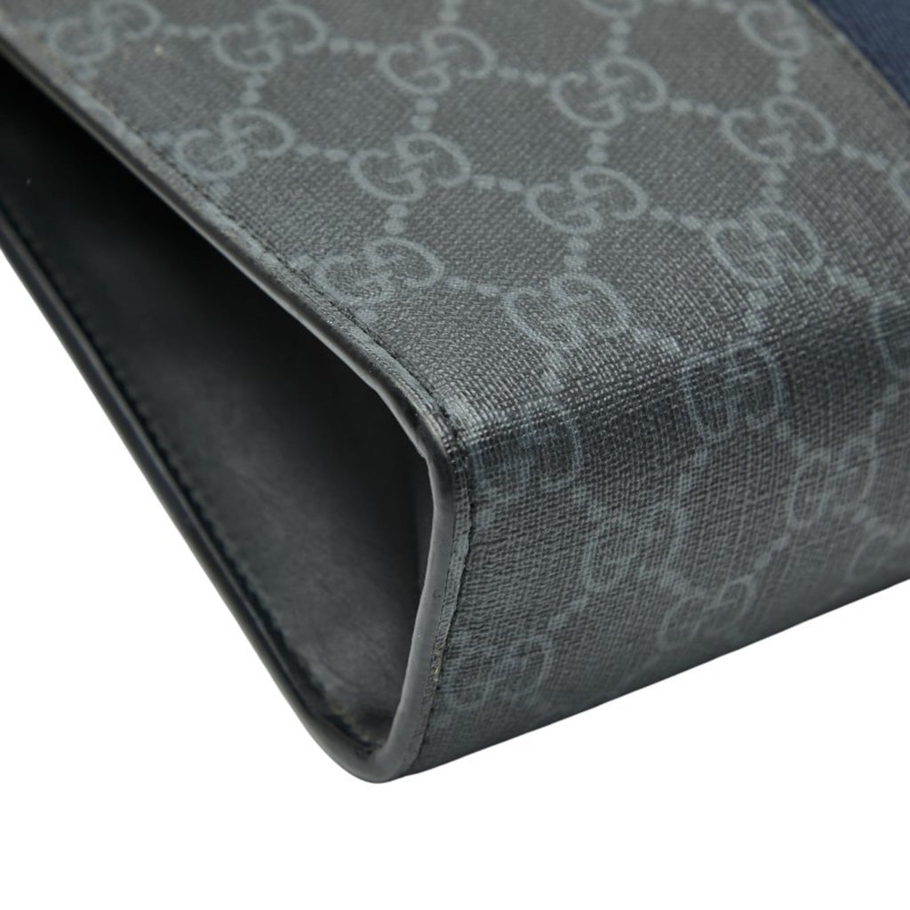 Gucci Black Multi-Color Pvc Leather Clutch Bag (Pre-Owned)