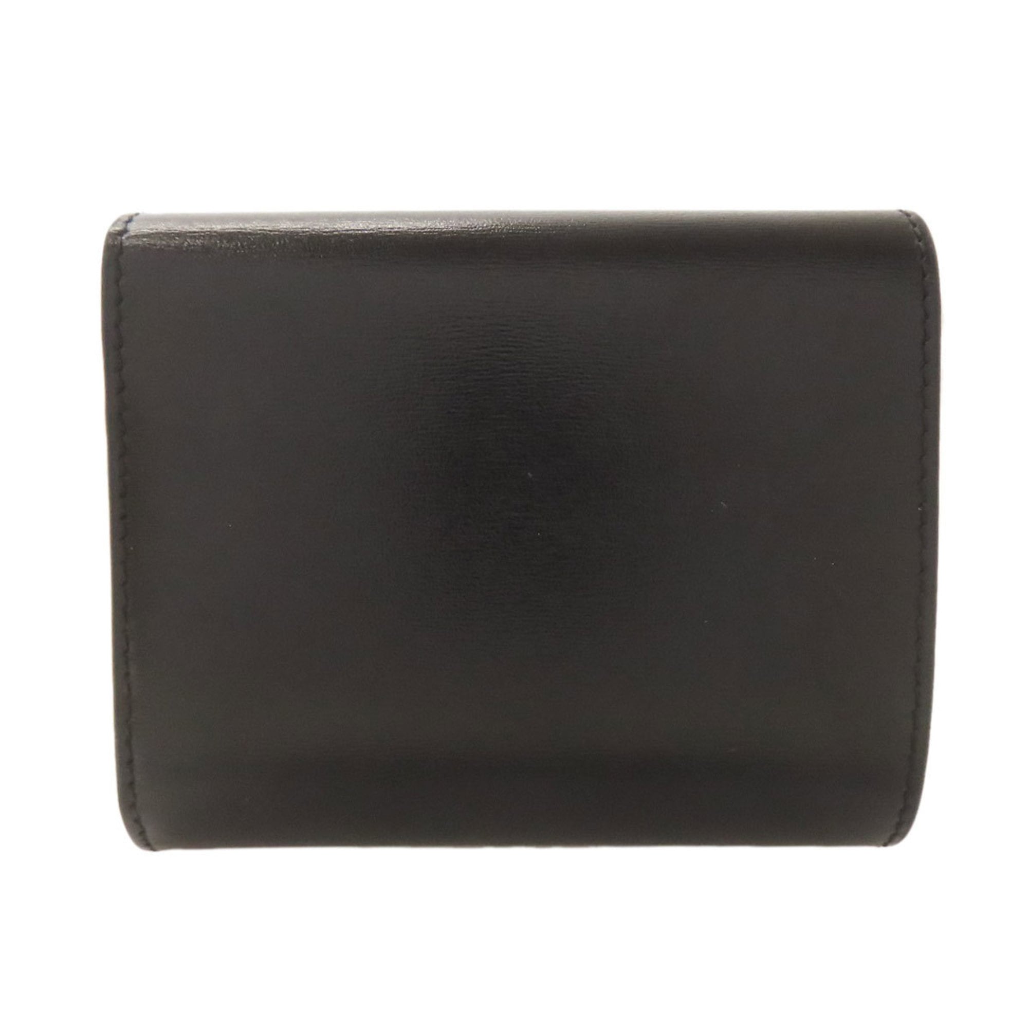 Celine Black Leather Wallet (Bi-Fold) (Pre-Owned)