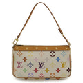 Louis Vuitton Monogram Multicolore Blanc Monogram Multicolore Handbag Pochette (Pre-Owned)