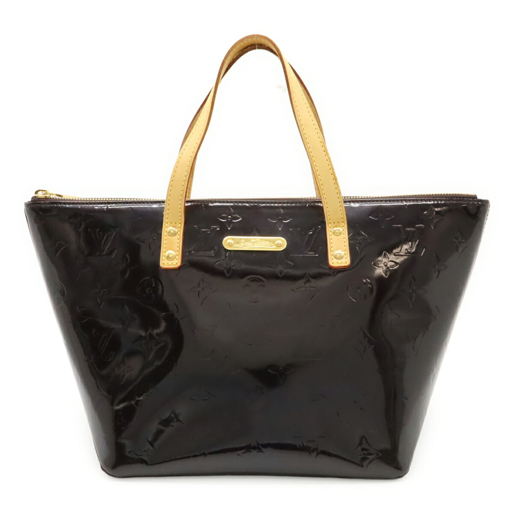 Louis Vuitton Amarante Brown Monogram Vernis Leather Handbag Tote Bag (Pre-Owned)