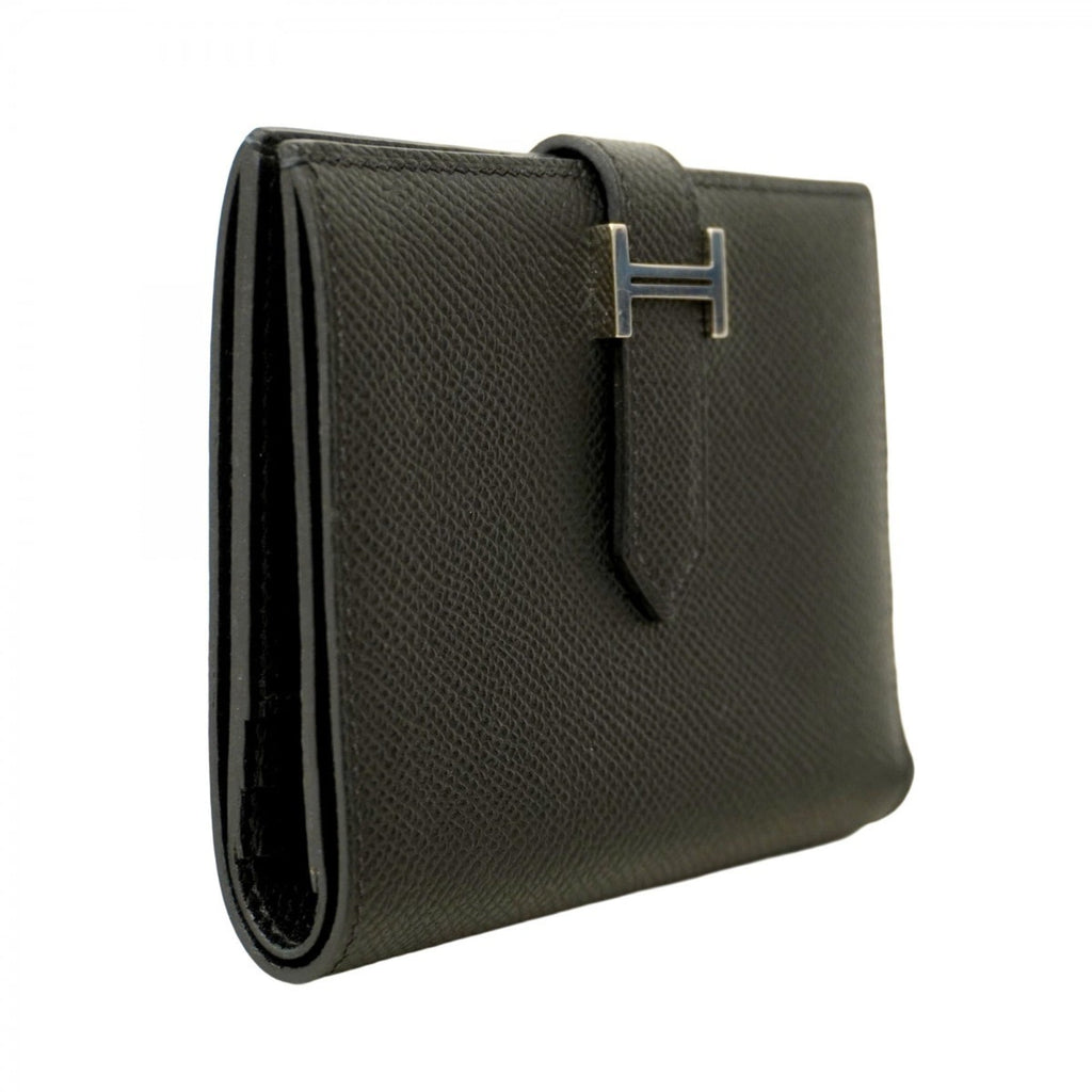 Hermes Black Epsom Leather Wallet (Bi-Fold) (Pre-Owned)