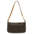 Louis Vuitton Brown Monogram Handbag Pochette Pouch (Pre-Owned)