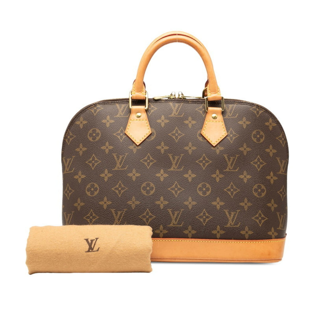 Louis Vuitton Brown Pvc Leather Handbag (Pre-Owned)