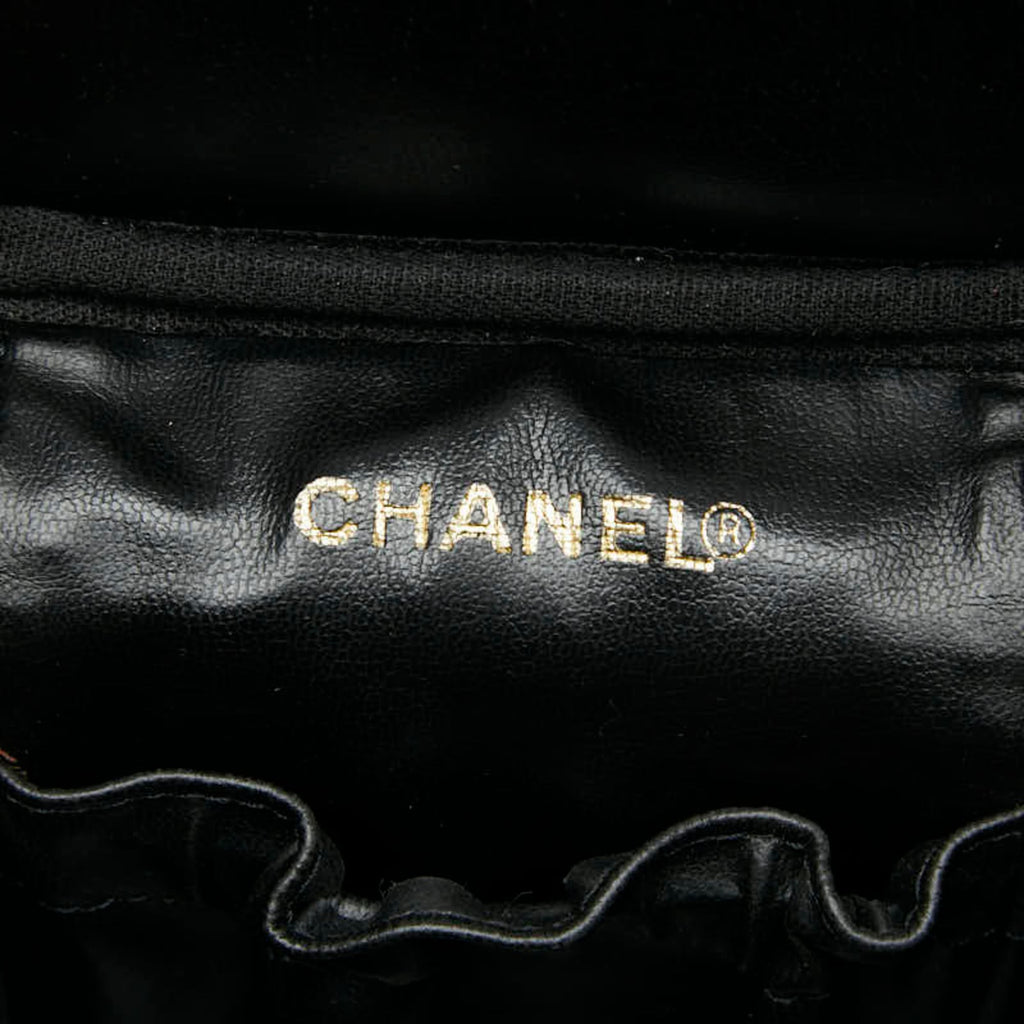 Chanel Black Grained Calfskin Vanity Bag (Pre-Owned)