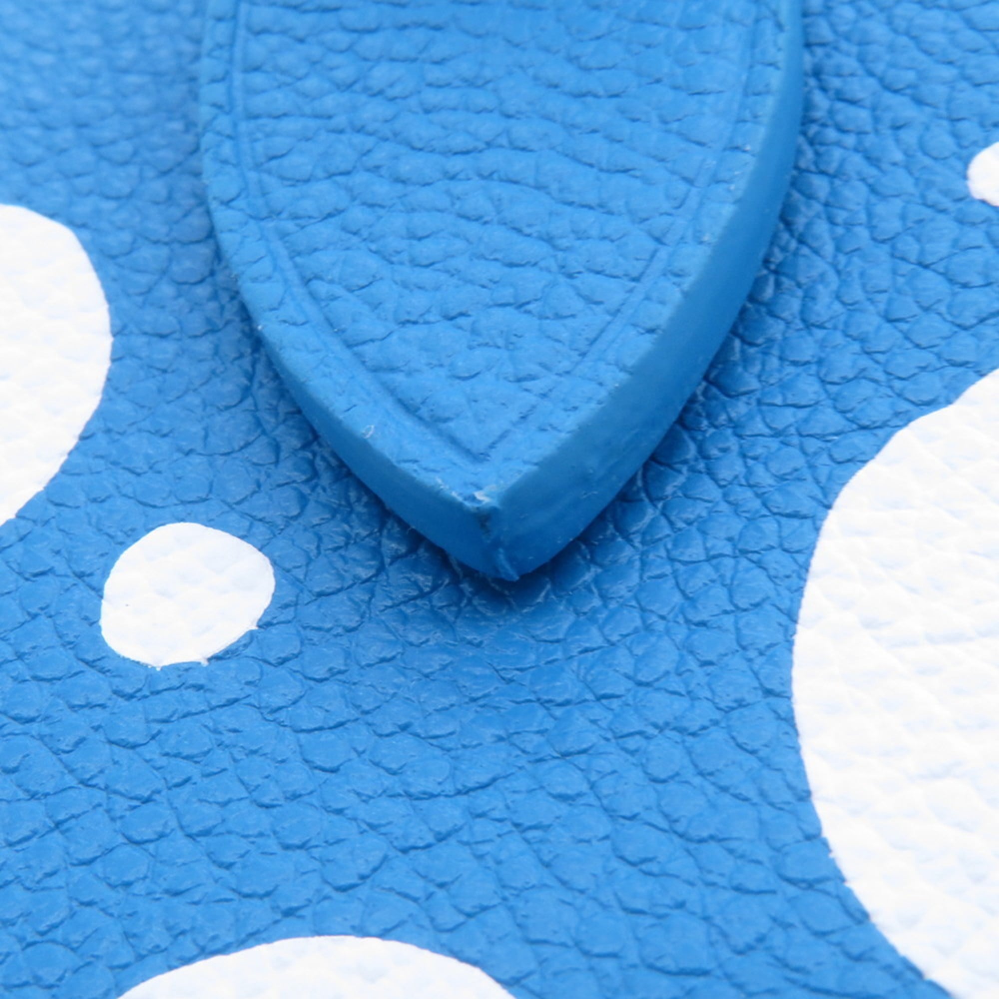 Louis Vuitton Yayoi Kusama Blue White Monogram Empreinte Handbag (Pre-Owned)
