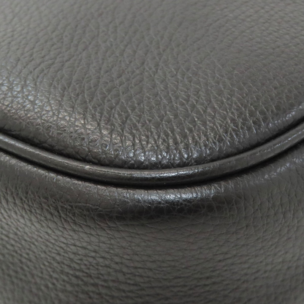 Coach Black Leather Shoulder Bag (Pre-Owned)
